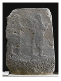 Buy Orthostat Depicting Two Warriors with Round Shields at AllPosters.com