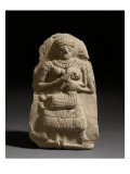 Buy Plate Decorated in Relief of a Woman Breastfeeding at AllPosters.com