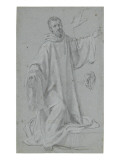 Religious Kneeling, Arms Outstretched, Hands and Back