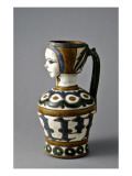 Pitcher Decorated with Anthropomorphic 