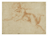 Buy Study of an Angel's Face, Looking Towards the Earth at AllPosters.com