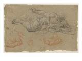 Studies of a Man Crawling: Envy; Arm Holding a Sword