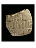 Tablet Bearing the Text of a Sumerian Creation Myth