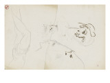 Buy Sketchbook: Four Studies of Face, Leg and Torso Study at AllPosters.com