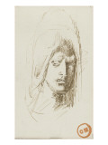 Buy Study Head to the Executioner Herod in Salome Dancing at AllPosters.com