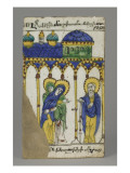 Tile Coating: the Visitation, St. Donor with a Censer