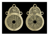Buy Two Amulets to D&eacute;monifuges Invocation, "Zhou Qian" at AllPosters.com