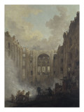 Buy The Burning of the Opera at the Palais-Royal in 1781 at AllPosters.com