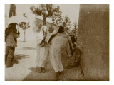 Travel in Tunisia: Women Veiled in a Street in Tunis