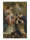 The Virgin and Child Giving the Rosary to St. Dominic