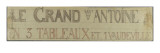 Buy The Great St. Antony, Three Tables and a Vaudeville at AllPosters.com