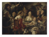 Buy The King Drinks or Draw from the Bean of the Epiphany at AllPosters.com