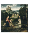 Buy The Virgin and Child with a Dominican with His Heart at AllPosters.com