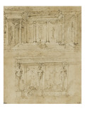 Two Studies of Architecture Project for a Tapestry?