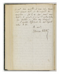 Volume I: Letter-Autograph Evolene, August 22, 1981
