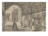 View of the Castle Trianon Taken in the French Garden
