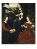 Buy Virgin and Child with St. Barbara and St. Catherine at AllPosters.com