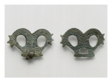 Buy Two Plates Chatelaines Cut Shaped Bird Head Pierced at AllPosters.com