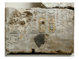 Wall Relief: King Tuthmosis Between Satis and Khnum
