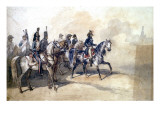 Charlet, Bonaparte on Horseback in Cairo, with His Staff