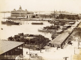 Suez Canal (Egypt) Port Said, View of the Quay and the Suez Company Offices