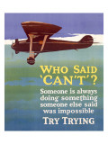 Try Trying Success