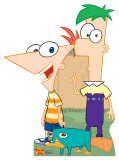 Phineas and Ferb with Perry