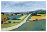 Pastel Landscape IX