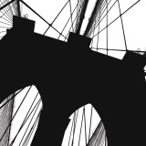 Buy Brooklyn Bridge Silhouette (detail) at AllPosters.com