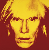 Self-Portrait, c.1986 (yellow on red)