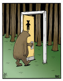 Buy Rubes - Does a Bear? at AllPosters.com