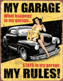 Legends - My Garage Blechschild