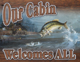 Buy Our Cabin Welcomes All at AllPosters.com