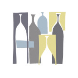 Silhouette, Chartreuse Giclée-Druck