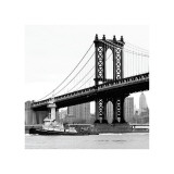 Buy Manhattan Bridge with Tug Boat at AllPosters.com