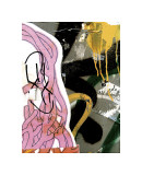 Pink Yellow Tag I