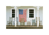 Chair Family with Flags