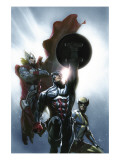 Secret Invasion #8 Cover: Captain America, Wolverine and Thor