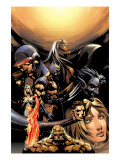 X-Men Fantastic Four #5 Cover: Cyclops, Thing, Colossus and Human Torch