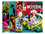 Marvel Comics Presents #4 Cover: Wolverine, Razorfist, Marvel Babies and Spider-Man Fighting