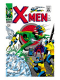 Buy X-Men #21 Cover: Angel, Beast, Cyclops, Dominus, Iceman, Lucifer, Marvel Girl and Professor X at AllPosters.com