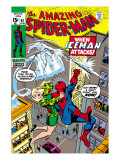 Amazing Spider-Man #92 Cover: Spider-Man, Stacy, Gwen and Iceman Premium Poster