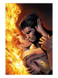 X-Men: The End #1 Cover: Wolverine and Phoenix Fighting