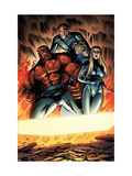 Fantastic Four #552 Group: Thing, Mr. Fantastic, Invisible Woman and Human Torch
