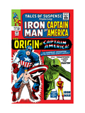 Tales Of Suspense #63 Cover: Iron Man, The Phantom, Captain America, Rogers and Steve