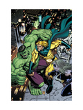 Hulk #8 Cover: Hulk, Sentry and Ms. Marvel