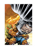 Buy Marvel Adventures Fantastic Four #33 Cover: Rhino, Thing and Human Torch at AllPosters.com