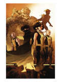 Buy Young X-Men #12 Cover: Moonstar, Dust, Ink, Graymalkin, Sunspot, Rockslide and Bling at AllPosters.com