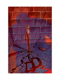 Powerless #3 Cover: Daredevil Smashing