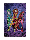 Fantastic Force #2 Cover: Phoenix, Scarlet Witch and Polaris